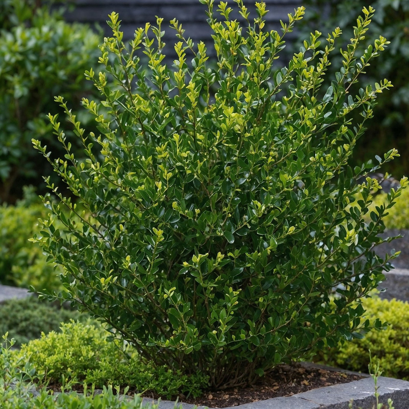 Japanese Holly - 12 Pcs. - Ilex Crenata 'jenny' - Height 10-20cm - ⌀9cm | Green