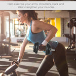 20kg Adjustable Dumbbells Weight Set | Black