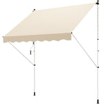Balcony 3x1.5m Adjustable Awning, Diy | Beige