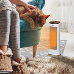 45 Degree Oscillating Table Top Space Heater Remote Timer