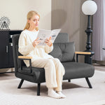 Click Clack 2 Seater Sofa Bed For Living Room, Guest Room | Dark Grey