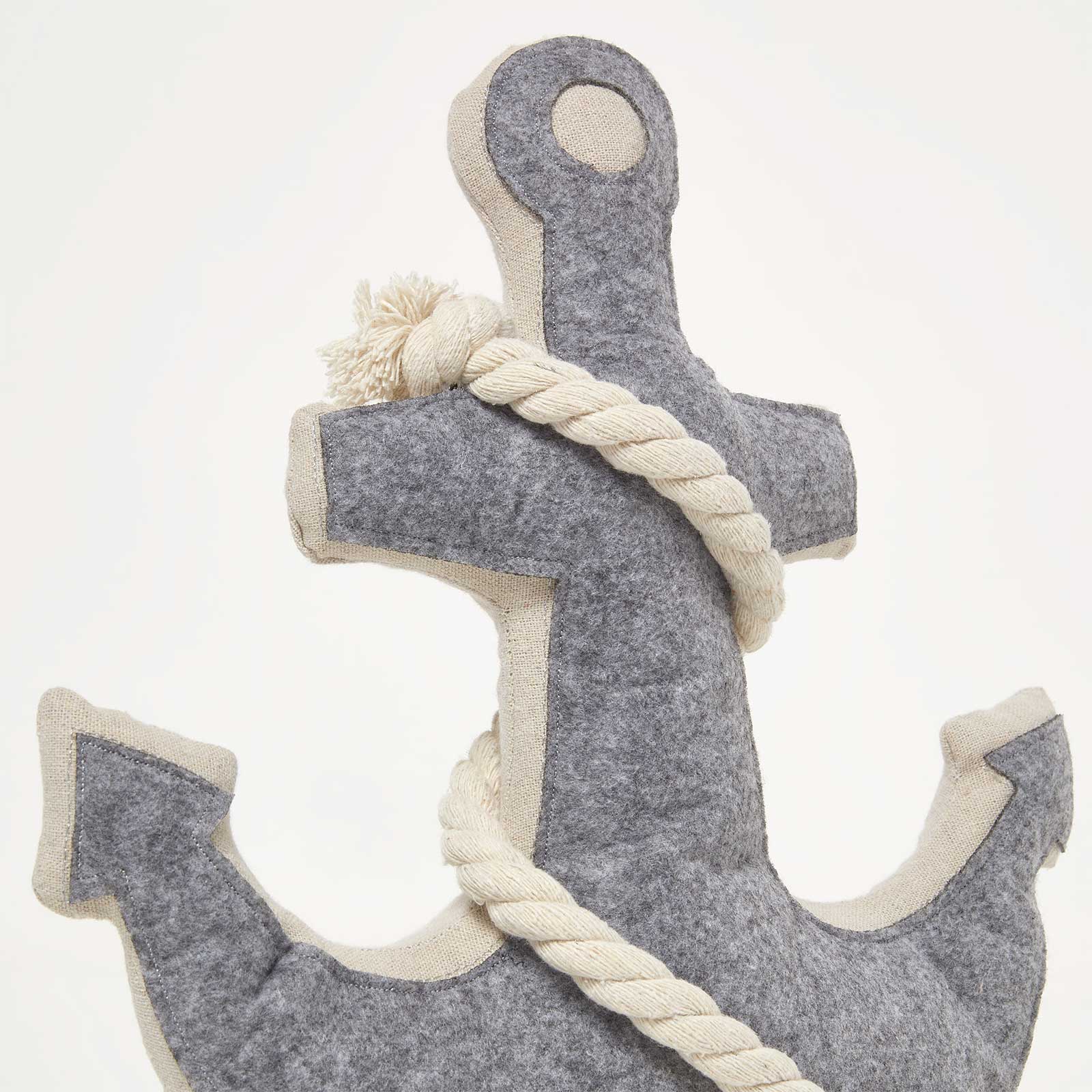 HOMESCAPES Weighted Anchor Fabric Doorstop