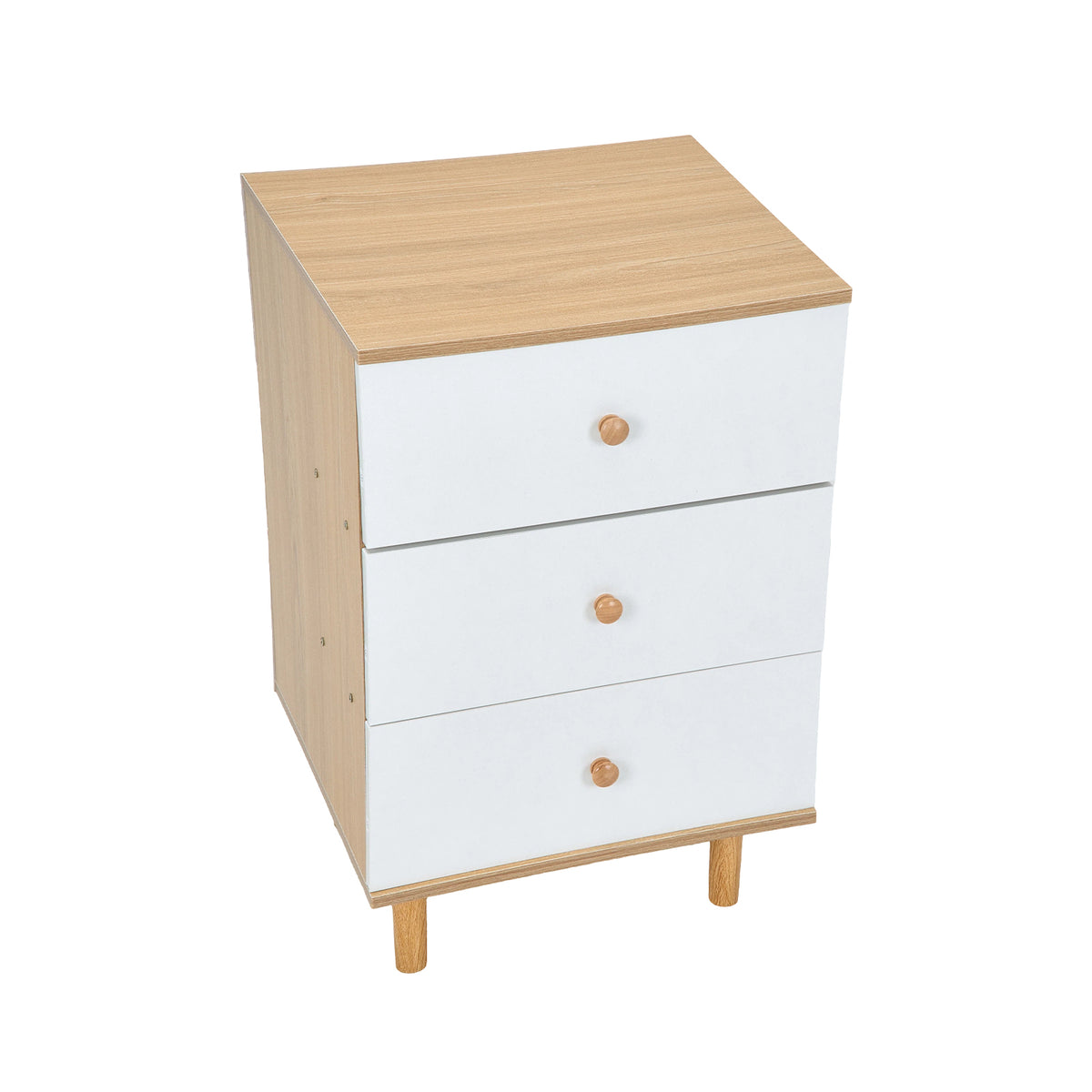 Breeins 3-drawer Bedside Table Nightstand