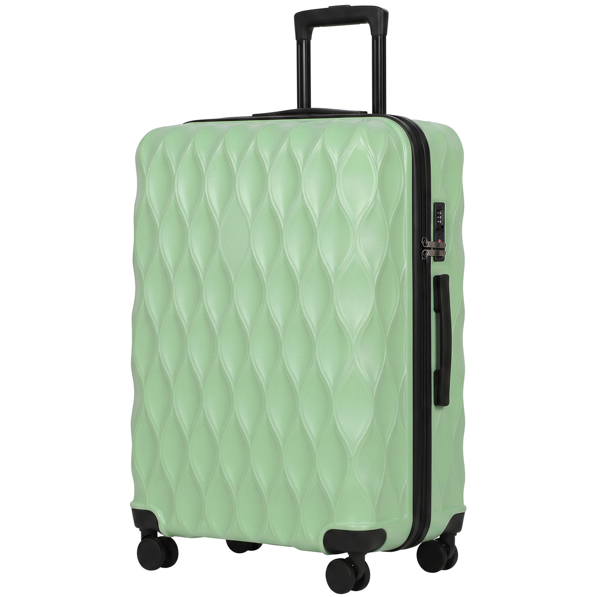 Suitcase, Hard Shell Carry On Luggage With Tsa Lock | 98l | Green