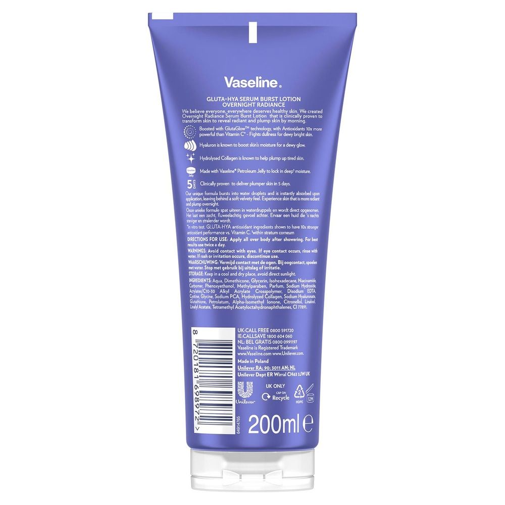 Serum Burst Lotion Gluta-hya Overnight Radiance 200ml | Set-of-6