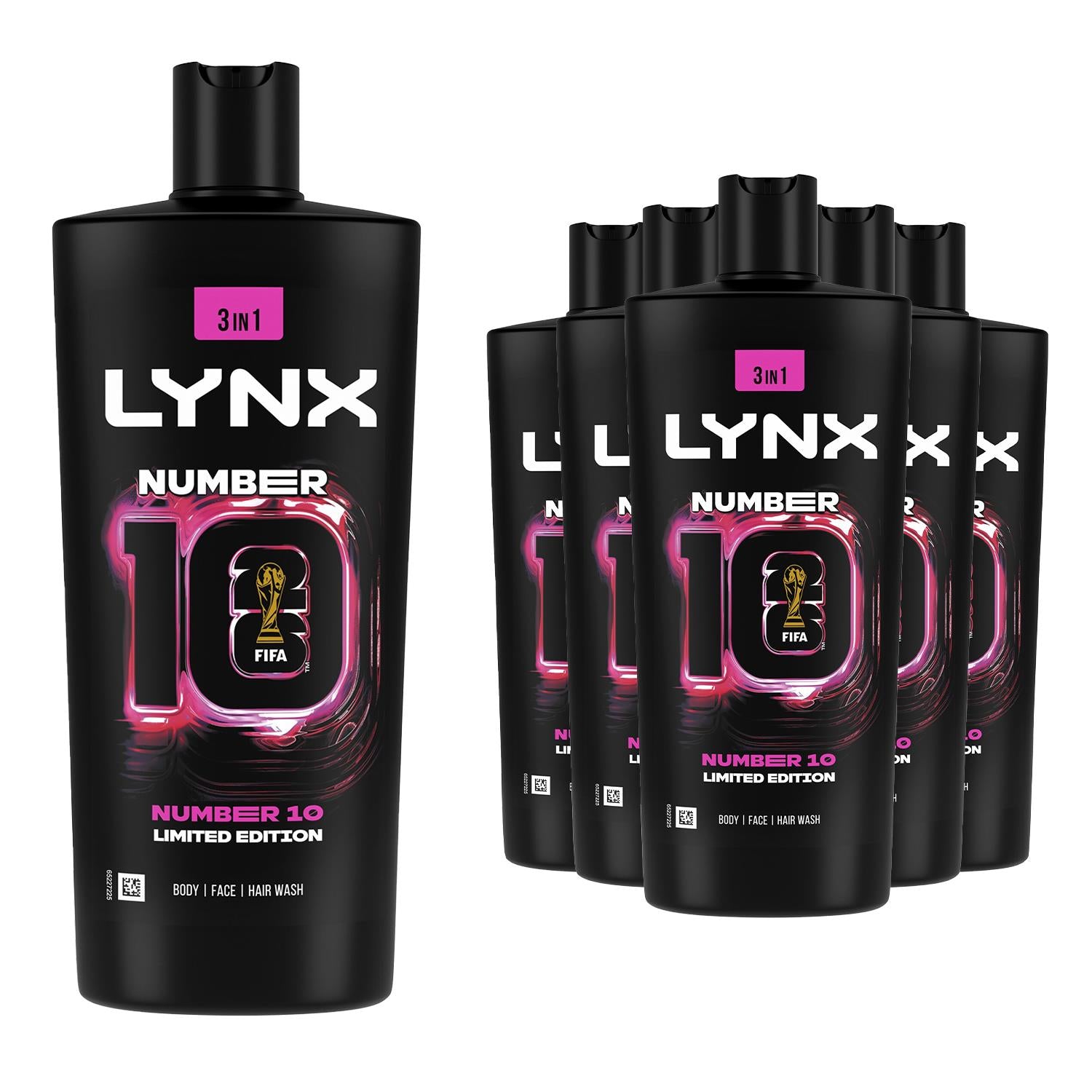 Fifa Limited Edition Number 10 Body Wash 3-in-1 Shower Gel Xl 700ml, 6 Pack
