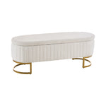 Breeins Teddy Fleece Upholstered Storage