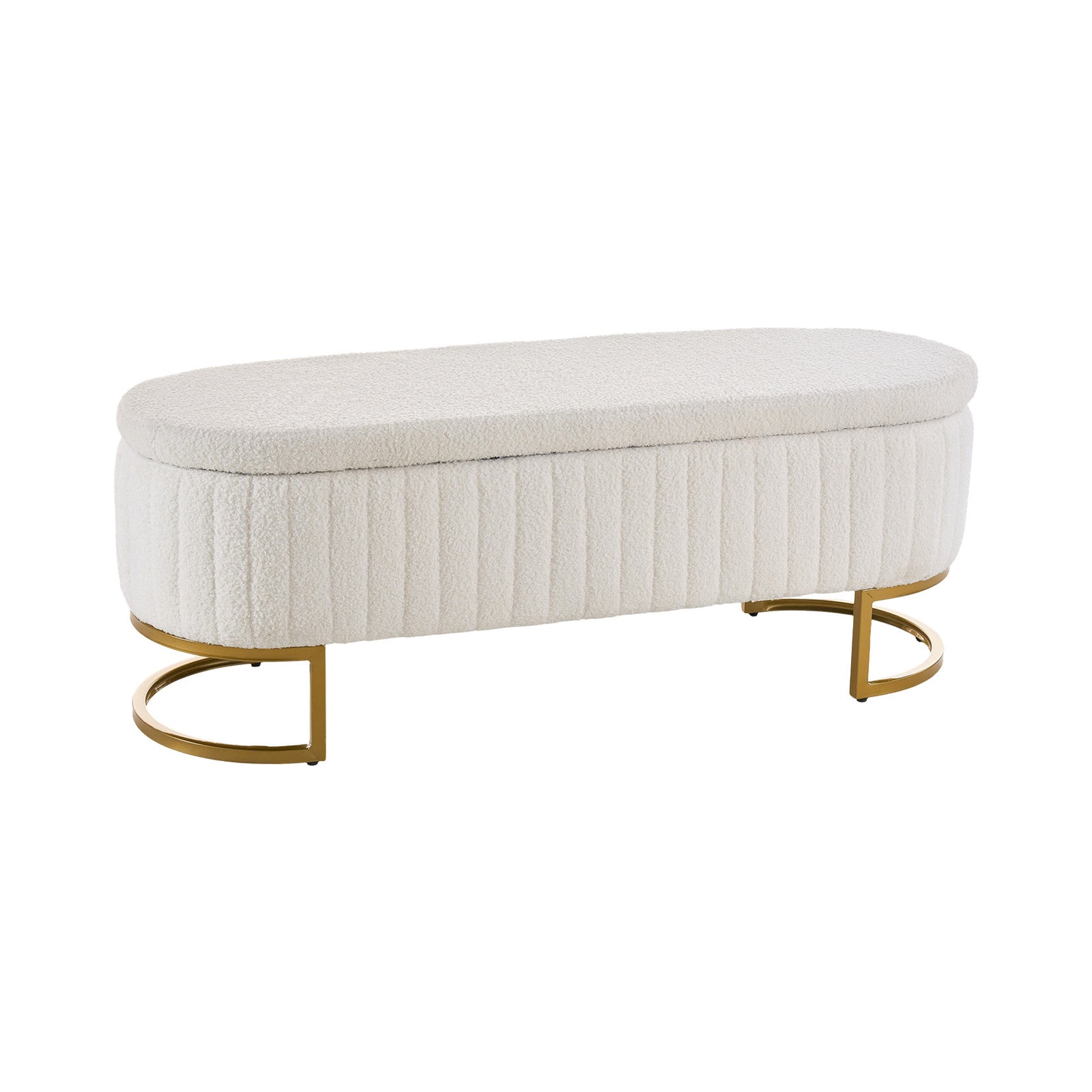 Breeins Teddy Fleece Upholstered Storage