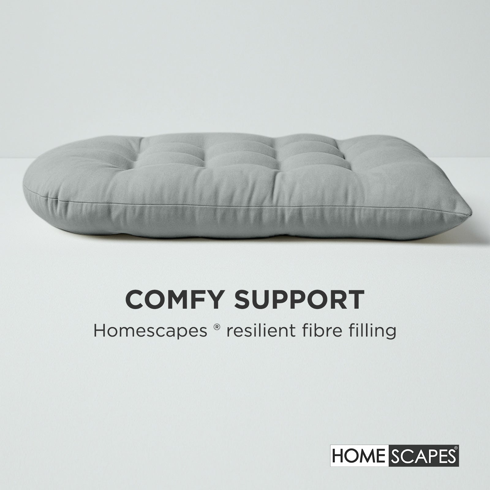 Luxury Garden Round Egg Chair Swing Cushion, 80 X 120 Cm | One Size | Grey