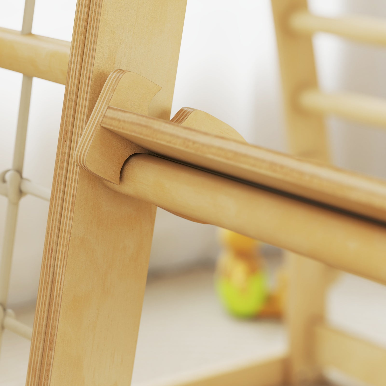 AIYAPLAY 6 In 1 Kids Climbing Frame With Slide, Monkey Bars, Ladder