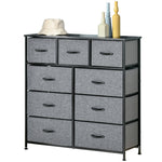 9 Drawers Storage Chest Dresser Organizer Unit Foldable Bin