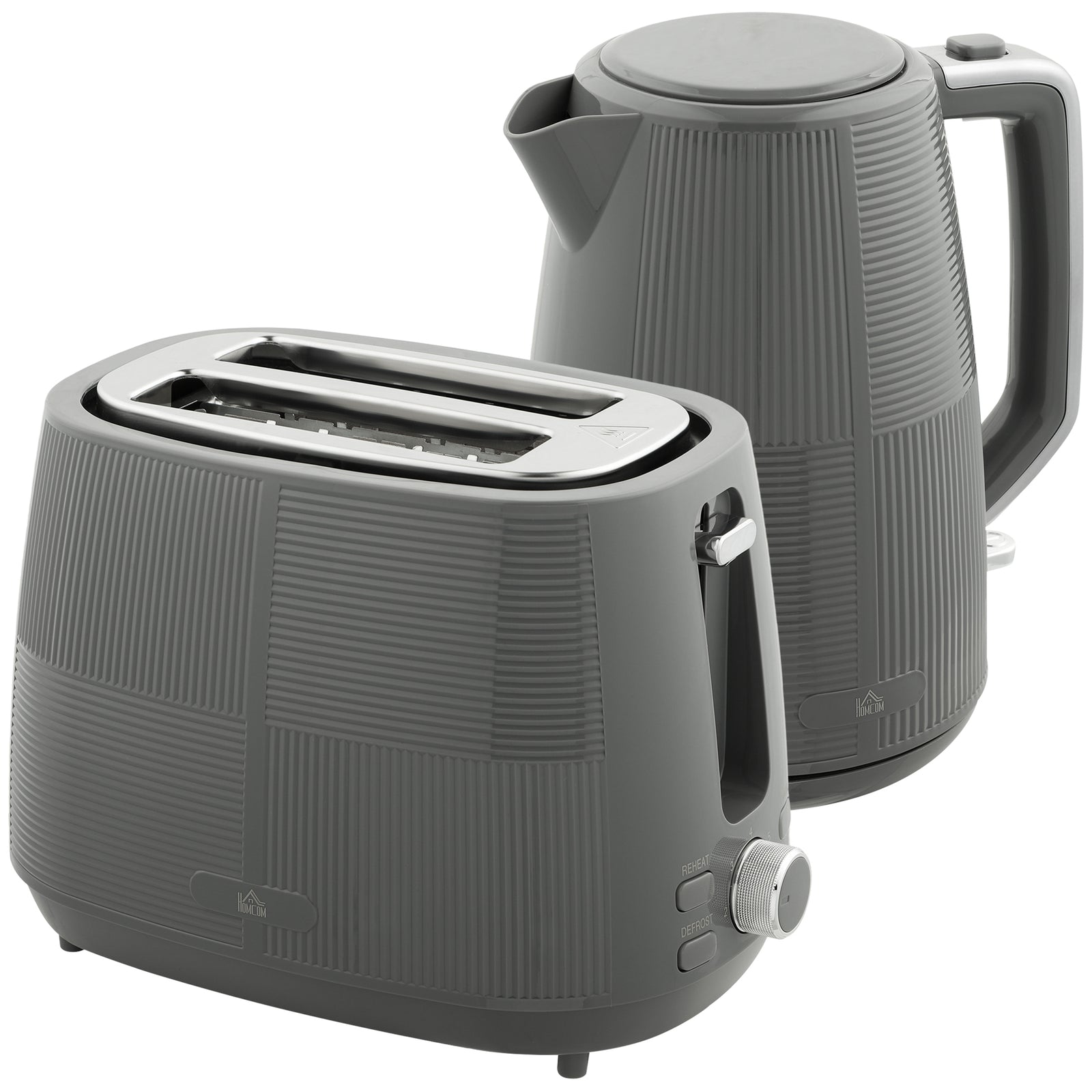 1.7l Fast Boil Electric Kettle And 2 Slice Water Toaster Set