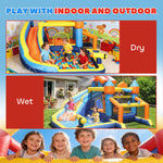 AIYAPLAY Inflatable Bounce House With Slide Pool/ball Pit For Outdoor