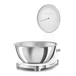 Ksf01 Retro 50's Style Analogue And Digital Kitchen Scale | White