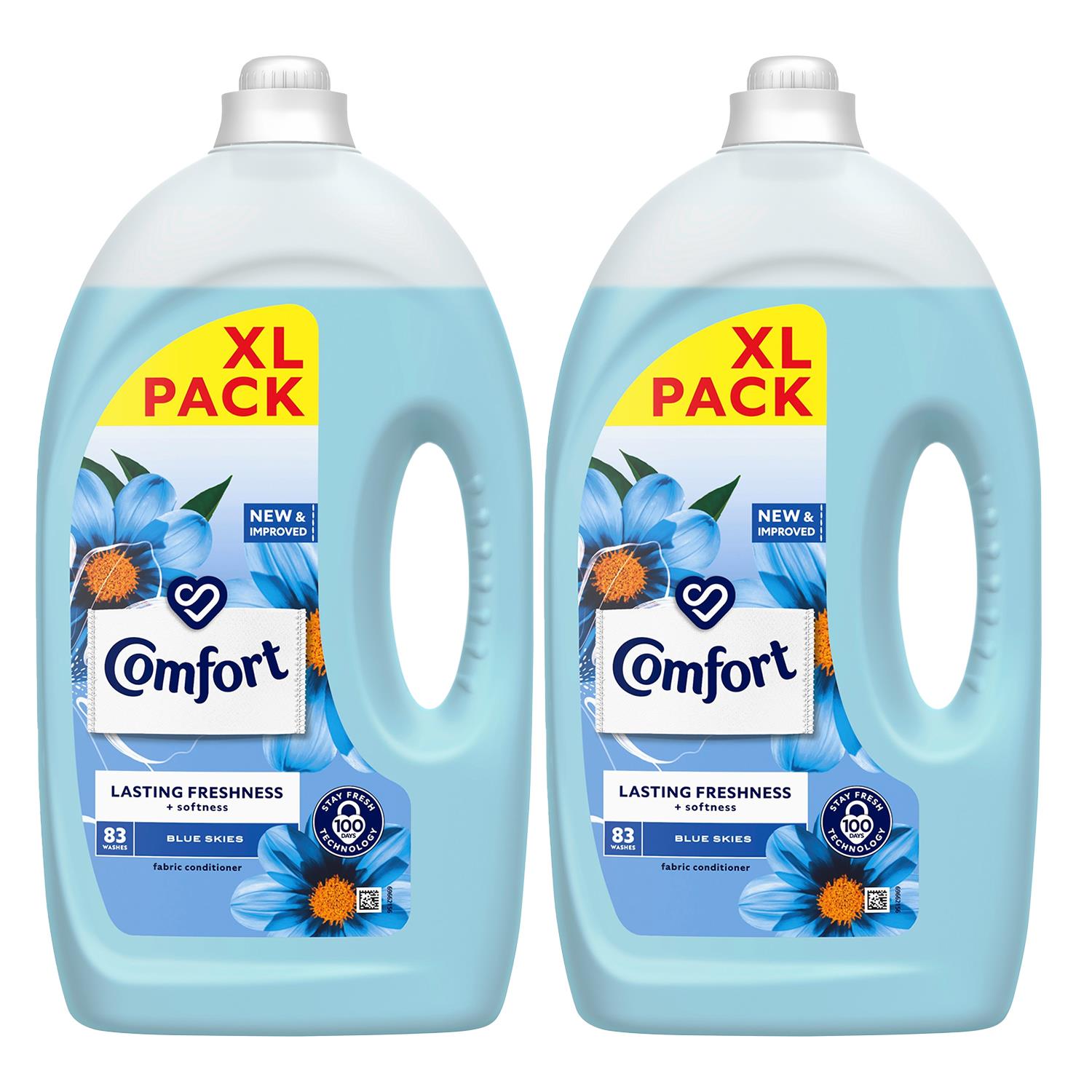 Fabric Conditioner Blue Skies, Dermatologically Tested, 2490ml, 83w | Set of 2