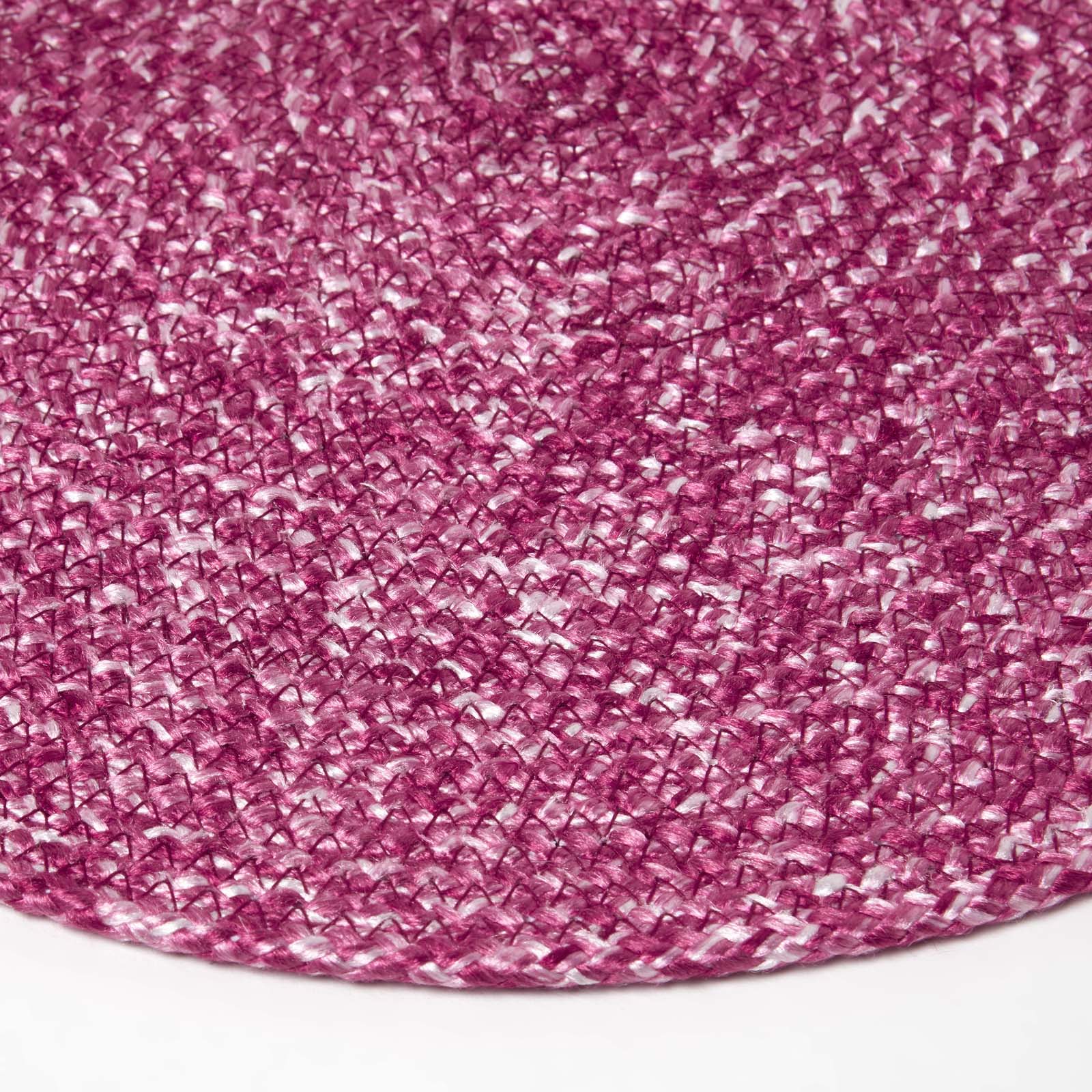 Handwoven Round Placemats Set Of 4 | 40cm | Pink
