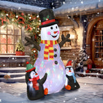 Blow Up Christmas Inflatables With Flashing Projector Light