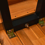 Garden 3 Pieces Acacia Wood Picnic Table And Benches