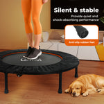 40 Inch Trampoline Bounce Round Exercise Home Gym Fitness Rebounder