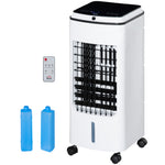 3-in-1 Portable Air Cooler With 4l Water Tank 7.5h Timer