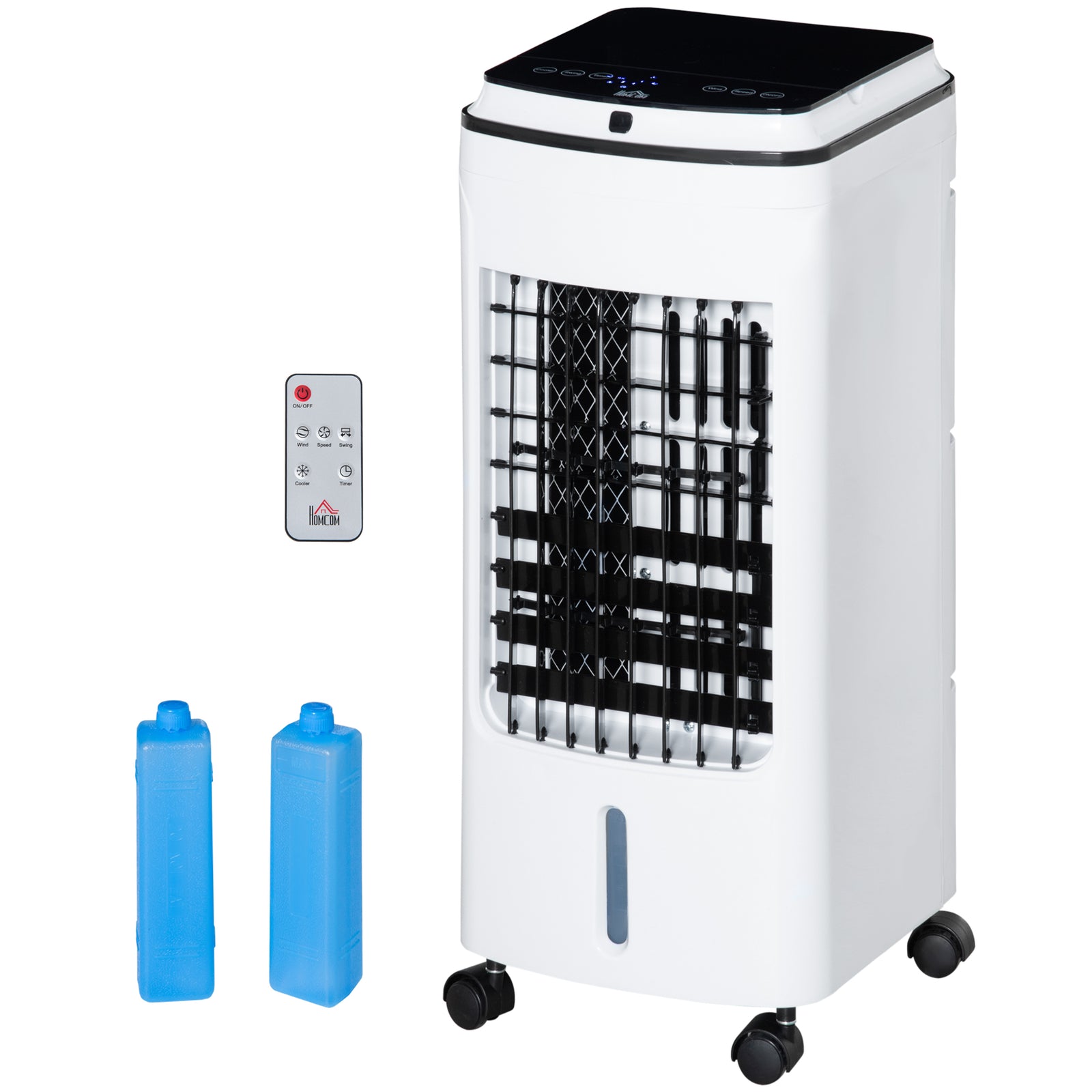 3-in-1 Portable Air Cooler With 4l Water Tank 7.5h Timer