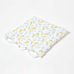 Christmas Seat Pad With Straps 100% Cotton 40 x 40cm | 40cm x 40cm | Grey