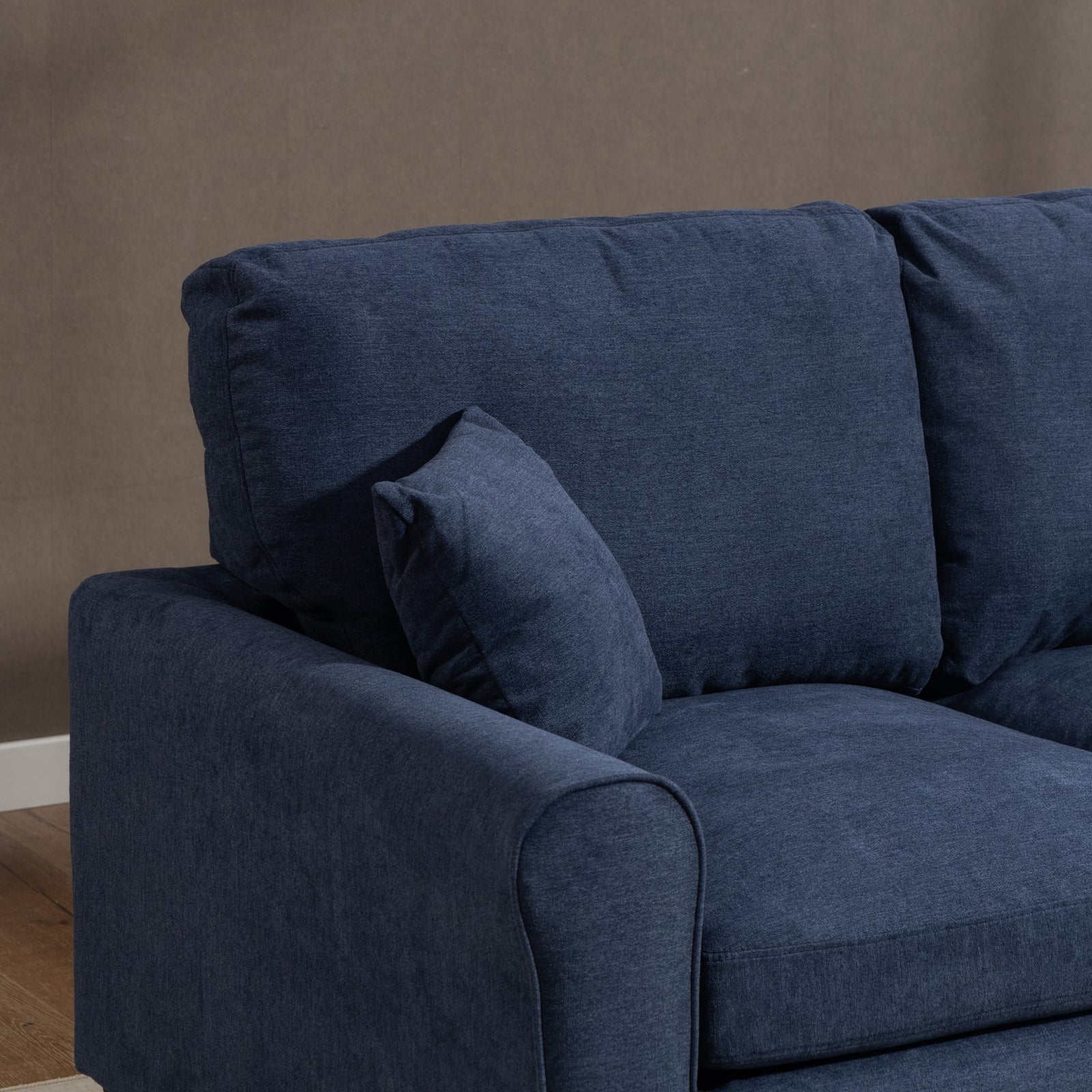 Lewiston Fabric Pull Out Sofabed | Denim