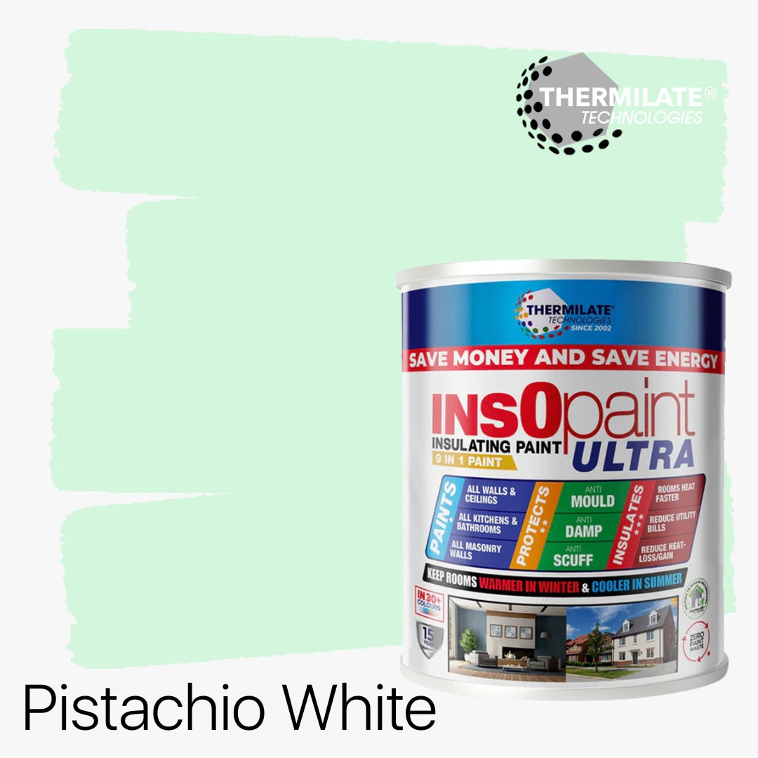 Insopaint Ultra - 9 In 1 Interior & Exterior Paint | 1L | Pistachio White