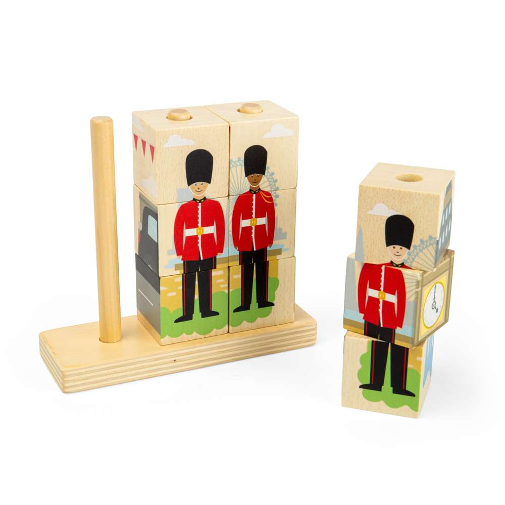 Bigjigs Toys London Stacking Blocks
