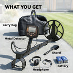 Outsunny 5 Modes Metal Detector For Adults With Ip68 Waterproof Search Coil