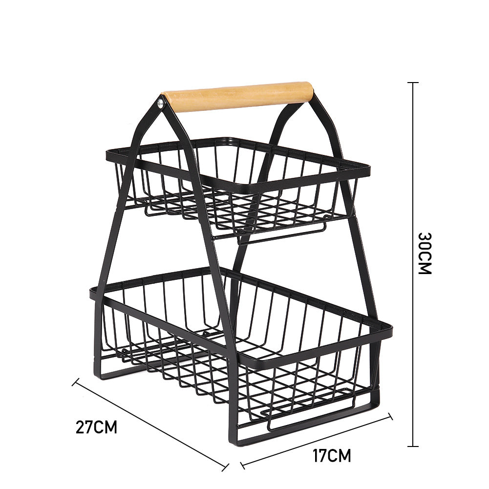2-tier Removable Fruit And Vegetable Basket