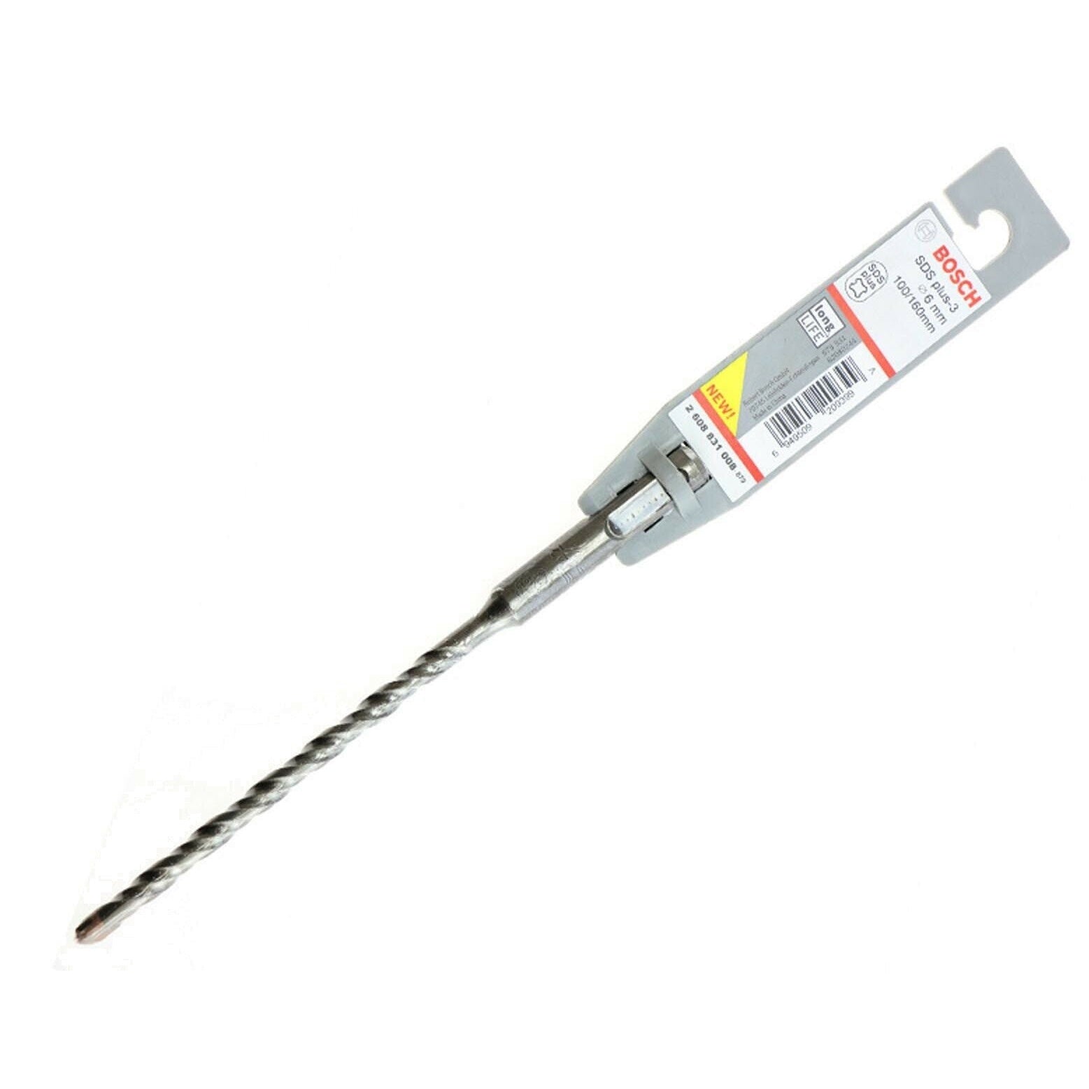 Sds Plus 2 Cutter Drill Bit | 0.6 x 10 x 16cm | Silver