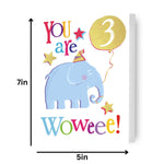 Age 3 Birthday Card Official Product