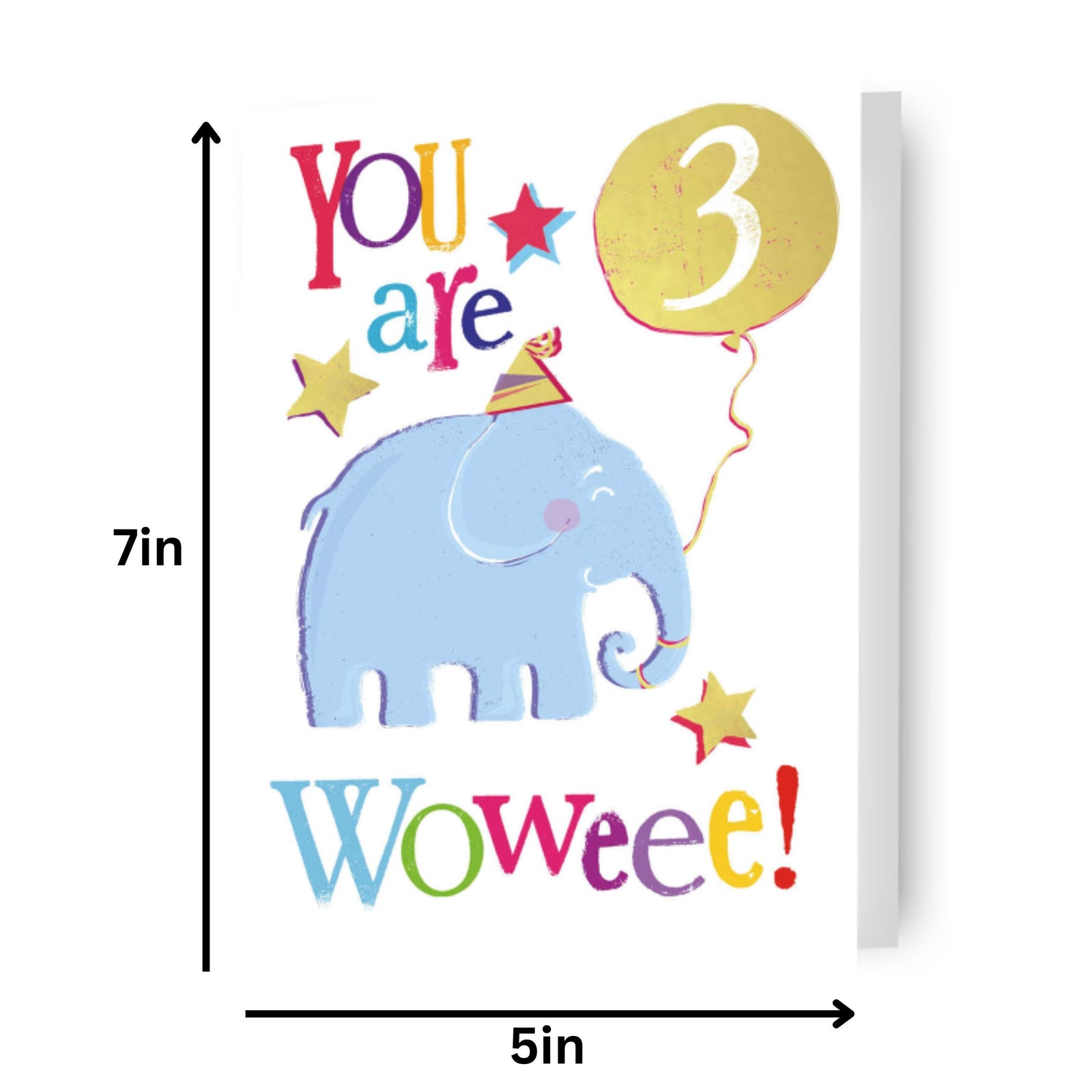 Age 3 Birthday Card Official Product