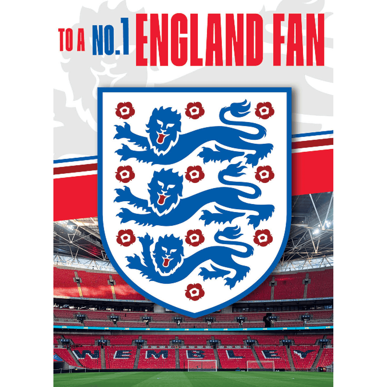 Football No.1 Fan Birthday Card Official Product