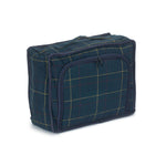 H091 Polyester Blue Tweed Cooler Picnic Bag
