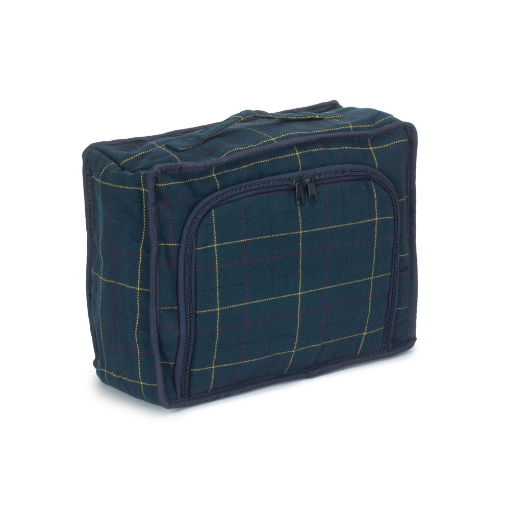 H091 Polyester Blue Tweed Cooler Picnic Bag