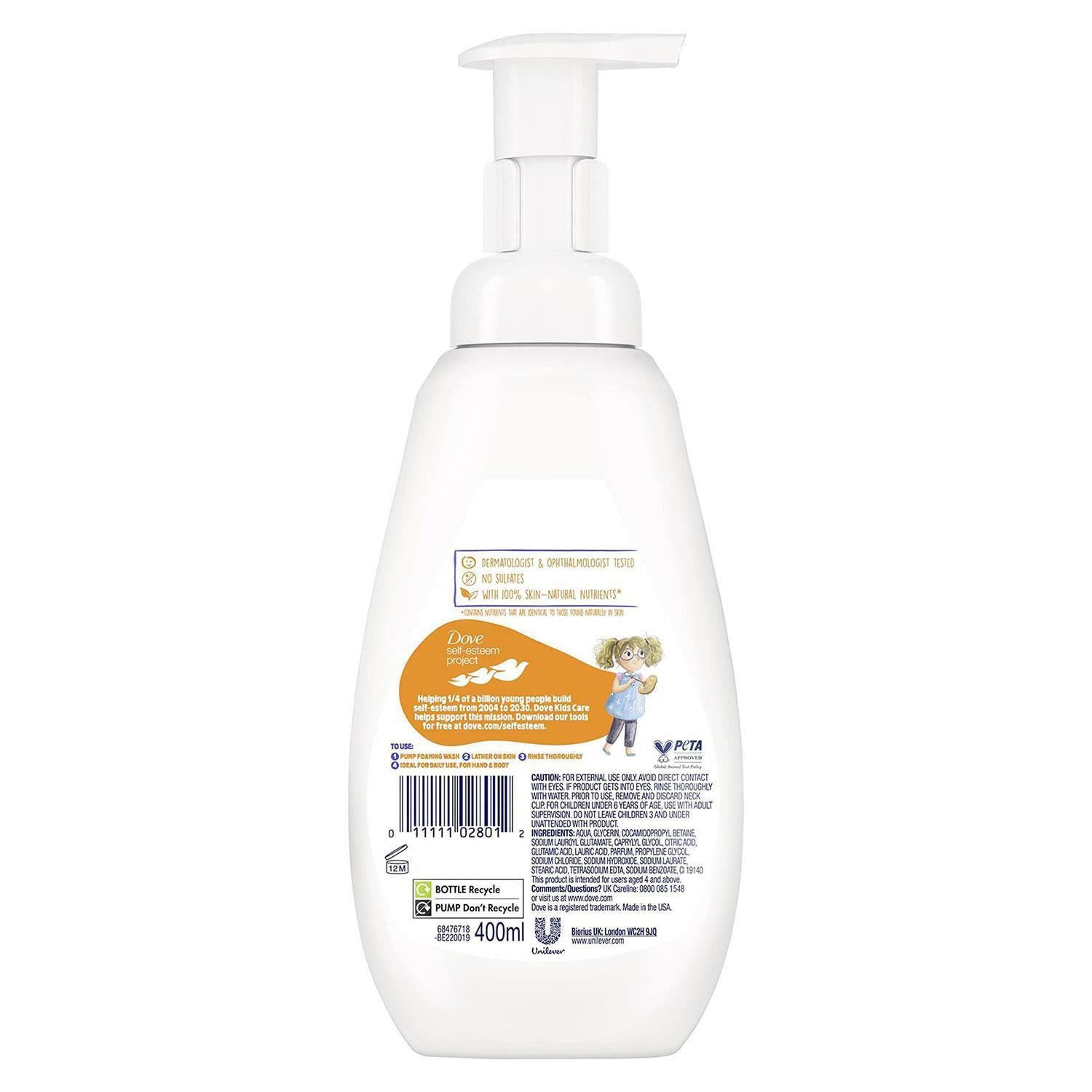 Care Hypoallergenic Skin Care Foaming Body Wash Coco Cookie 400ml, 3pk
