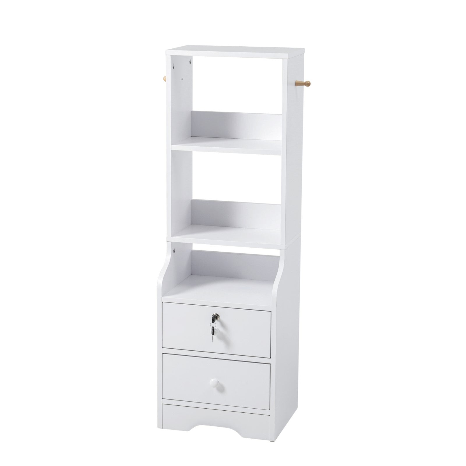 Breeins Modern Bedside Table With 2 Drawers