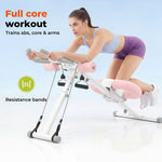 Centra Adjustable Ab Machine Foldable Abdominal Trainer Home Workout Monitor