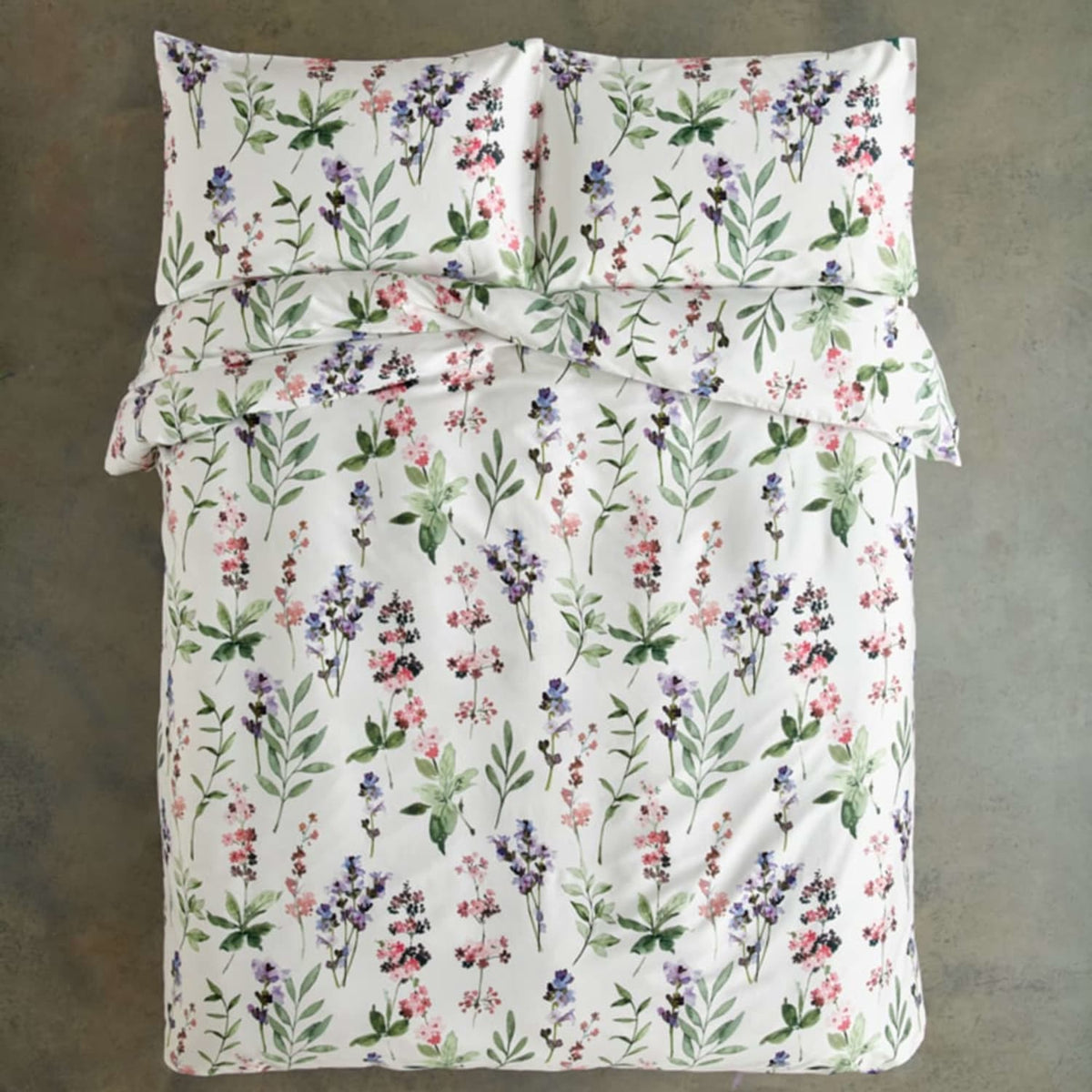 Cottage Garden Cotton Printed Duvet Cover Set | Double | Multi