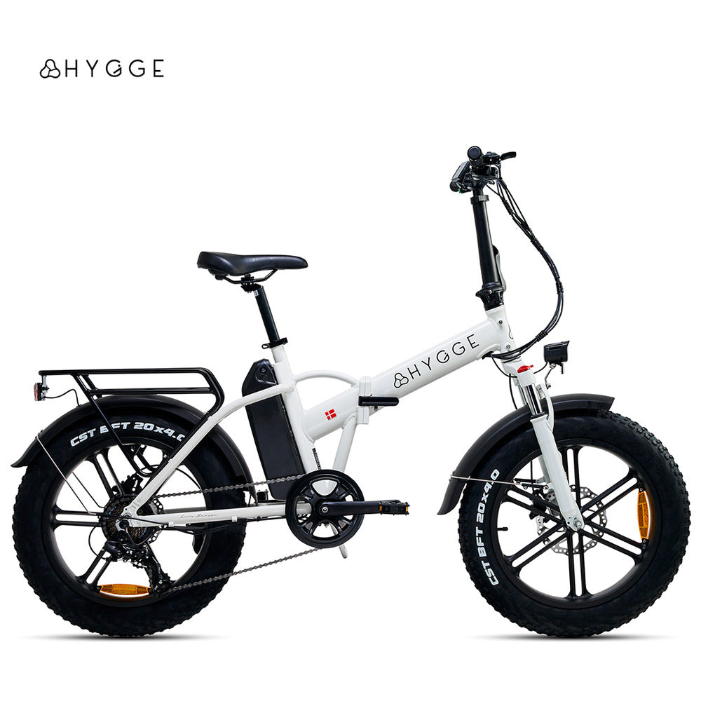 Vester 2024 Electric Folding Bike 20 Inch Wheel E-bike | White