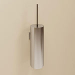 Toilet Brush, Siver Gloss, Wall-mounted. Collection Kubic