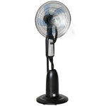 18" Pedestal Fan With Water Mist Spray, 2.8l Tank