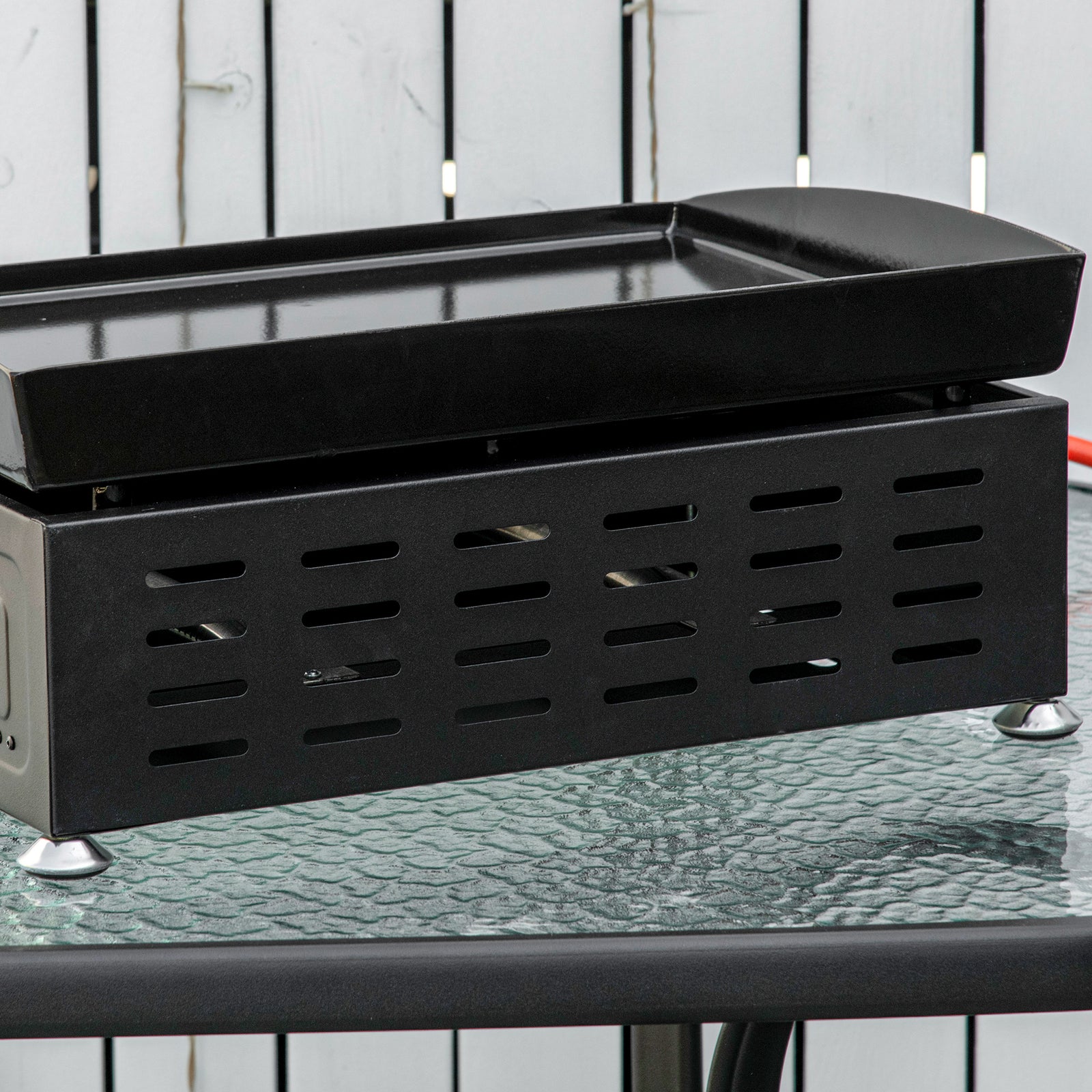 Gas Plancha Grill, Multi Burner | Small | Silver