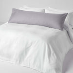 Egyptian Cotton Satin Stripe Housewife Pillowcase 330 Tc | Body | Grey