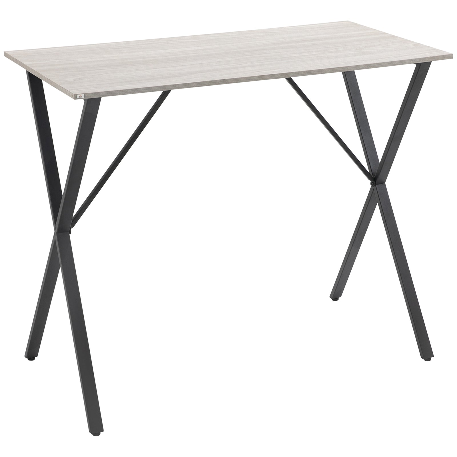 Bar Table, Wood Effect Top, Steel Legs