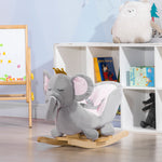 Baby Rocking Horse Elephant Rocking Chair Rocker Toy, For 18-36 Months