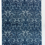 Snuggle Warm Fleece 140x180cm Throw Secret Garden Blue