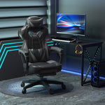 Gaming Chair Reclining W/ Footrest | Gray